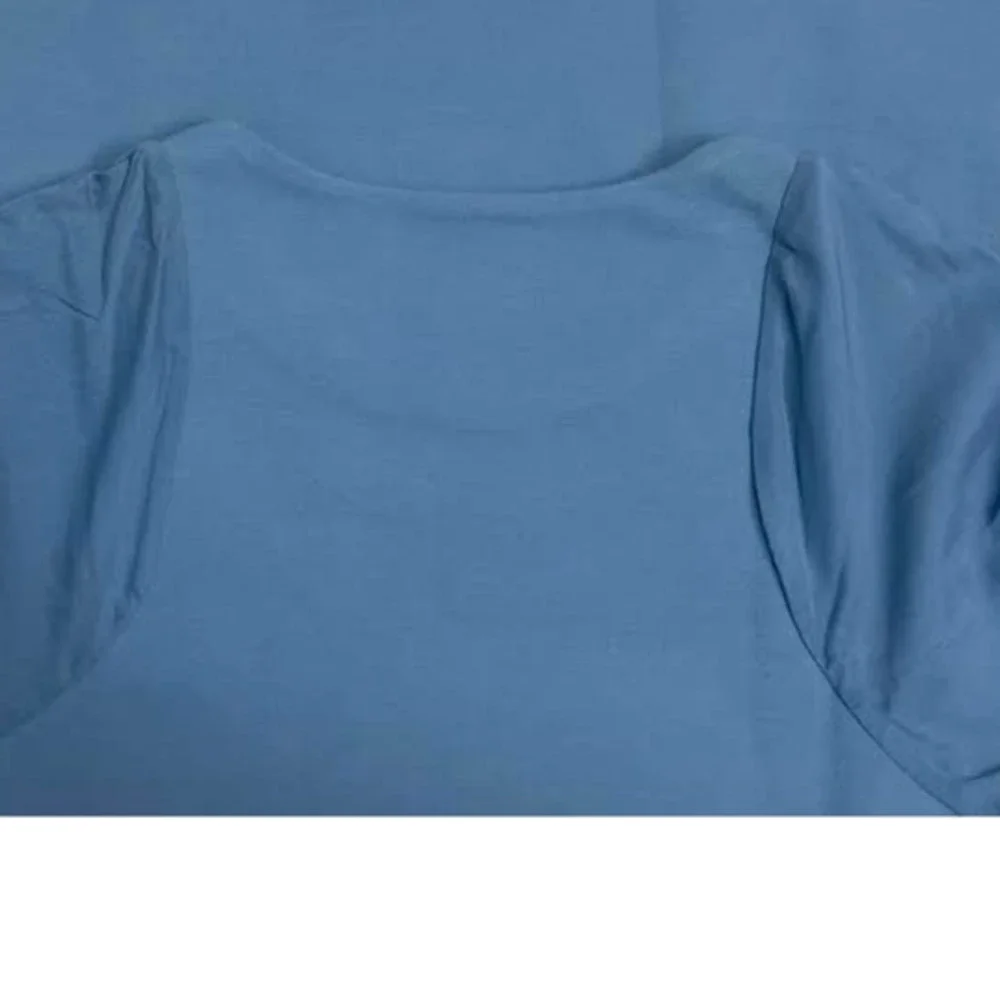 NWT! Kate‎ Spade Saturday Sheer-Sleeve Top (M, Blue)